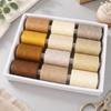 12 Pieces 402 Polyester Thread Spool Beginner-Friendly with 1000 Yards of