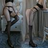 Sexy Lingerie, Women's Sexy, Seductive Open Gear Free Garter Net Socks