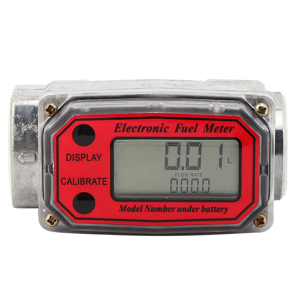 Digital Fuel Meter Mini Digital Turbine Flowmeter  Fuel  Meter 10‑200L 1" NPT Turbine Flowmeter  Meter