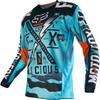 Tricou Ciclism Munte Fox cu Mânecă Lungă Respirabil Uscare Rapidă Performanță Bărbați Femei Copii