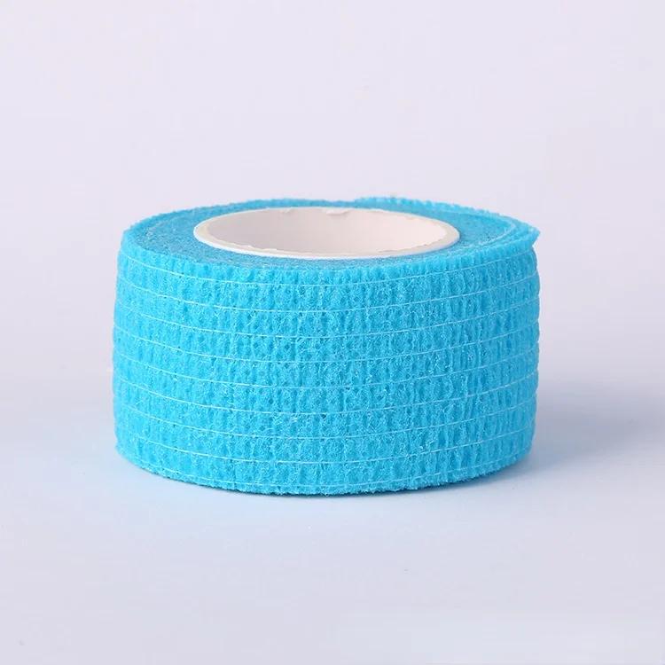 1 Roll Self Adhesive Elastic Bandage 4.5m Colorful Sports Wrap Tape for Finger Joint Knee First Aid Kit Pet Tape