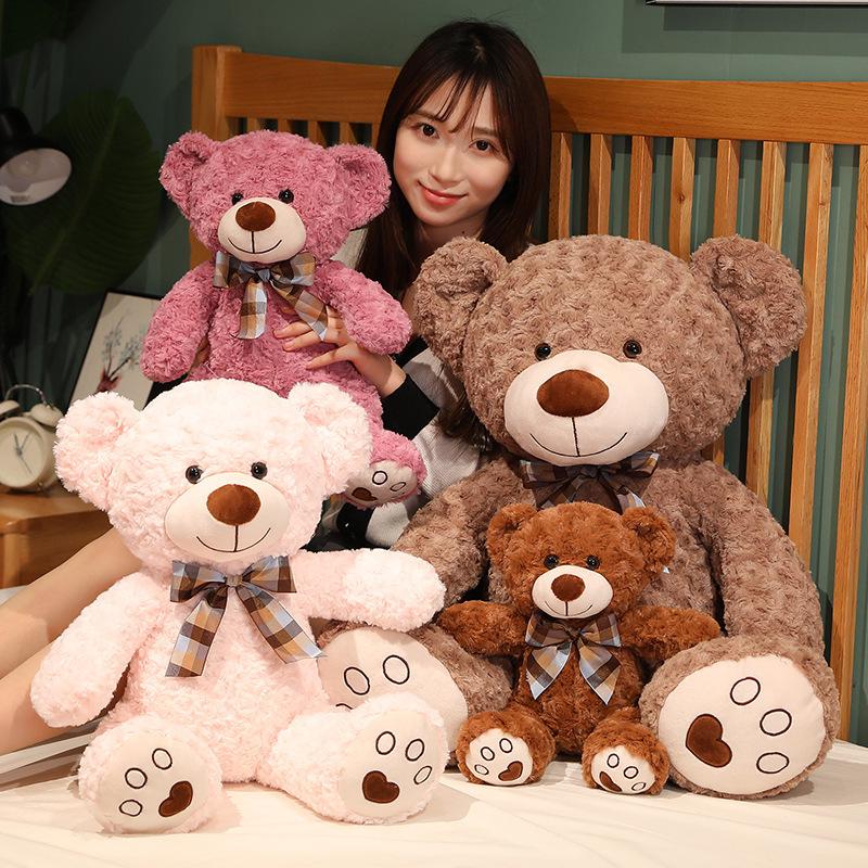 Cartoon Teddy Bear Plush Toy - Little Hugging Bear Soothing Doll - Birthday Gift for Girls
