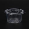 50Pcs 250Ml Disposable Salad Cup Transparent Plastic Dessert Cups Bowls Container With Dome/Flat Lids Ice Cream Dessert Cups