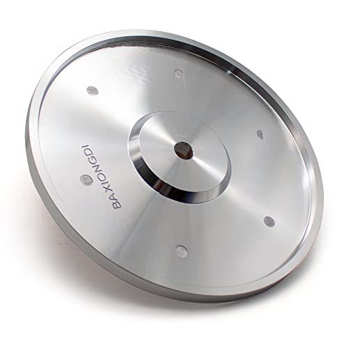 Aluminium Polierscheibe, Flaches Polierrad für Edelsteinschleif- und Poliermaschinen (6 Zoll (150 mm))