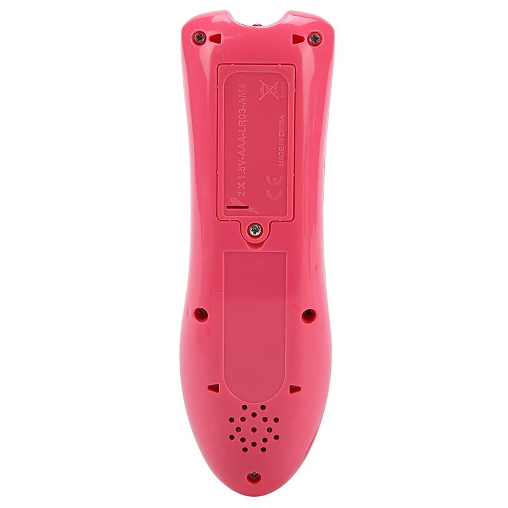 Детский музыкальный телевизор с дистанционным управлением, электрические номера, обучающие образовательные детские игрушки (розовый)