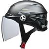 Reed Industries Motorcycle Half Helmet ZORK Matte Black Large Free (Less than 60~62cm) -
