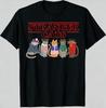 Unisex Women Oversized Crew Neck TShirt Stranger Cats Graphic Tee  Characters Soft Casual Shirt for Everyday Halloween Outfits