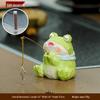 Frog-Themed Hydroponic Vase for Office Decoration