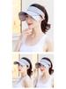 Women's Summer Outdoor Sun Protection Hat with Telescopic Brim for Cycling and Casual Wear
