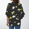 Summer Women's Tops V-Neck Seven Sleeve Shirt Spring Summer Floral Printed Tops Casual Shirt