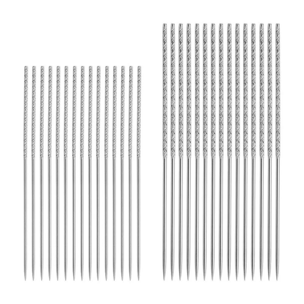 15PCS/Boxed Knurled Needle Multifunctional Hand-knitting Tool Hread Head Piping Trouser Leg Needle Lightweight