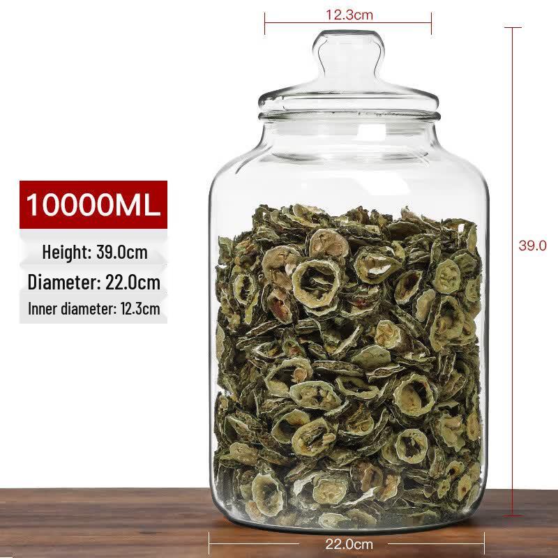 ZISIZ Airtight Glass Food Storage Jar