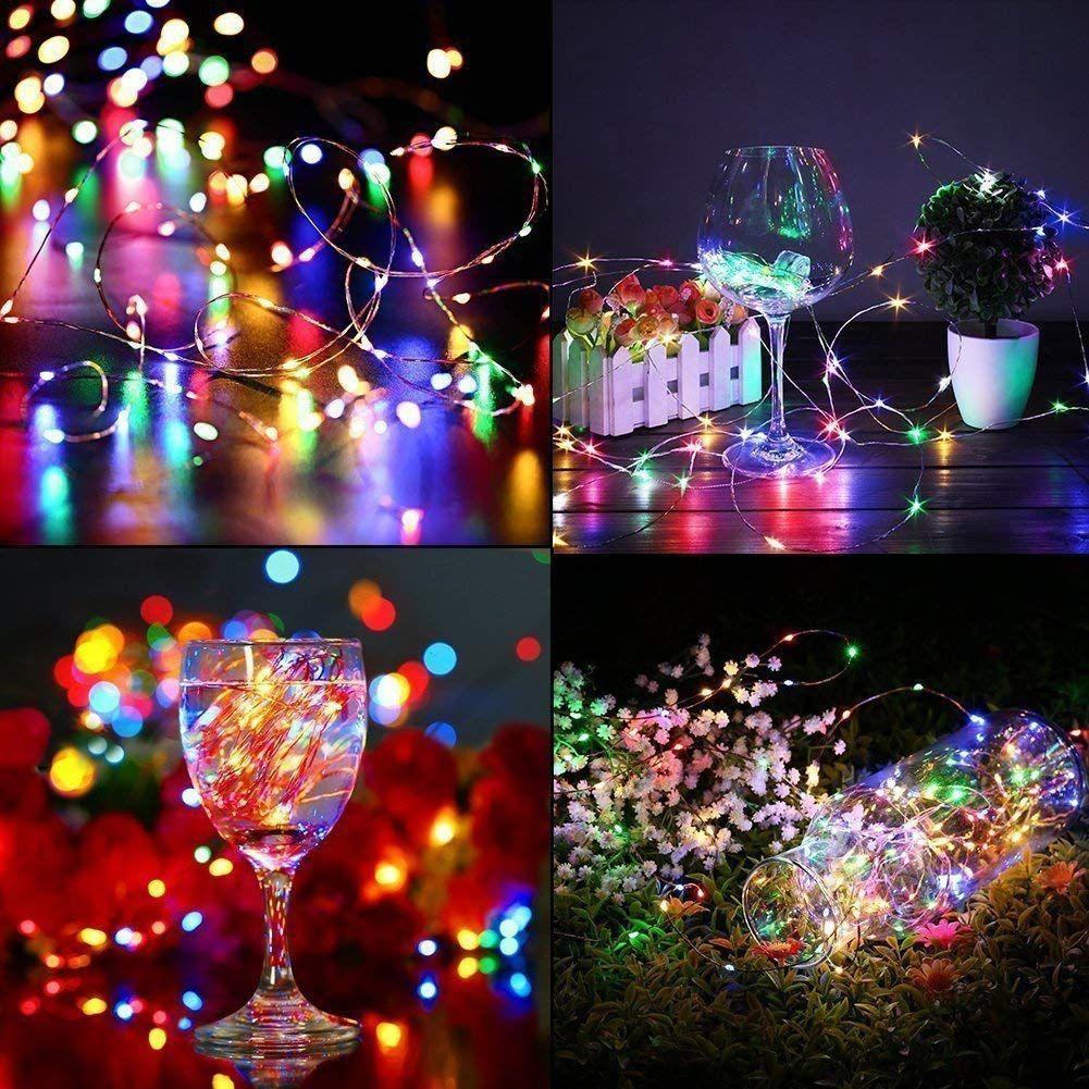 3 Meters Rice Light With 30 Led(Pack Of 1,Multicolored),Copper Fairy String For Home Decoration,Christmas Decoration