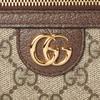 Gucci Ophidia Monogram Double G Pattern Zipper Closure Canvas And Leather Trim Crossbody Bag Women Bags Beige Brown 772311-K9GSG-8367