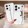 Case for Xiaomi Redmi Note 14 Pro Plus Note 13 11 9 10 A4 12 14C 13C 10S 11S 12S Soft Phone Cover Airplane Lines With Heart