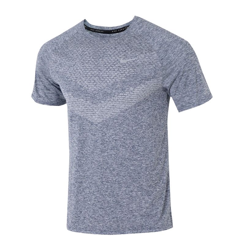 Nike T Shirts Men`s Gray Crew