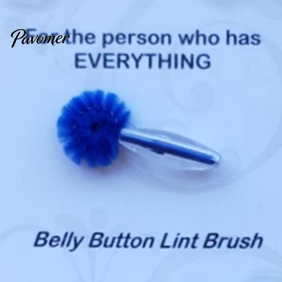 Navel Cleaning Tool Belly Button Brush, Soft Bristle Cleaner with Anti Slip Mini Grooming Beaded Handle, Portable Body Care for Travel, Cute