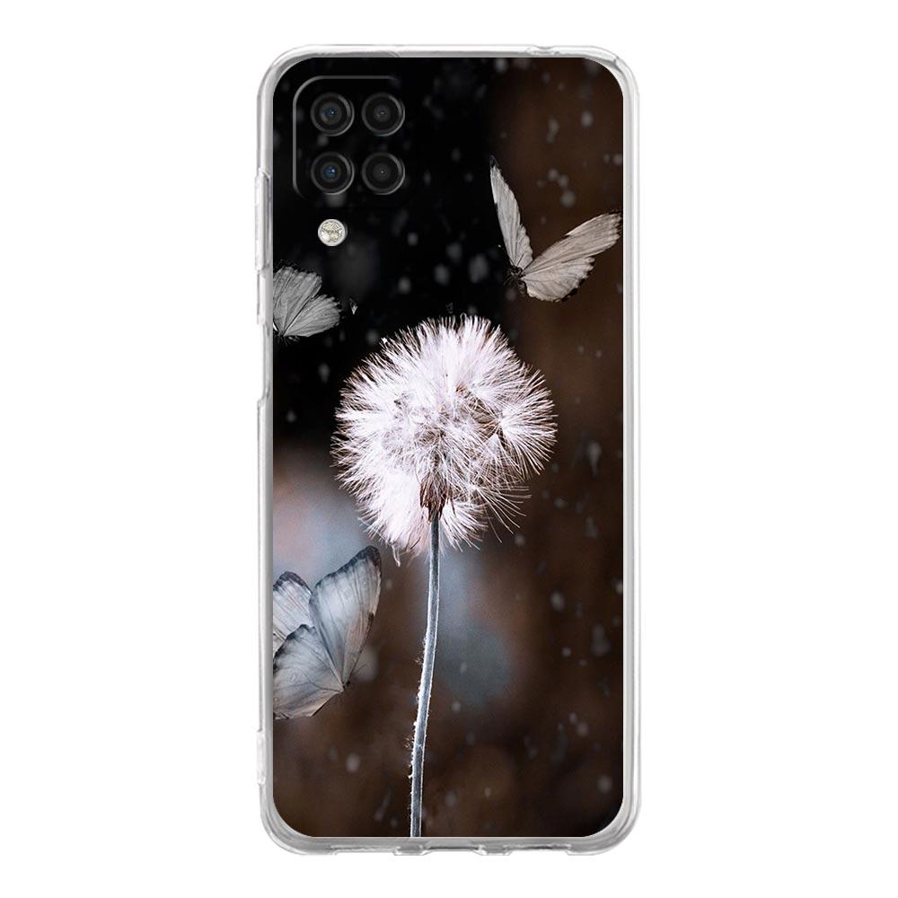 Phone Case For Samsung Galaxy A13 A33 A35 A55 A73 A53 A23 A51 A71 A21S A72 A31 A41 A05s A03S A15 A25 5G Cover flower Dandelion