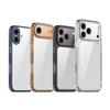Luxusný Priehľadný Nárazuvzdorný Kryt pre iPhone 17Air 17 17Pro 17Pro Max Priehľadný Hybridný TPU+PC Ochranný Tvrdý Zadný Kryt