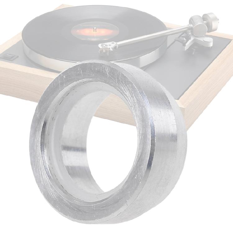 45 RPM Adapter for Vinyl Record Players and Technics Turntables, Solid Aluminum
