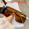 Metal Rim Square Sunglasses For Men Women With Uv400 Protection For Outdoor Fashion And Driving
