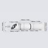 Telescopic Duct Through Wall Ventilation Kit Adjustable Airflow Passive Air Vent Portable AC Vent Kit Louvered Cover