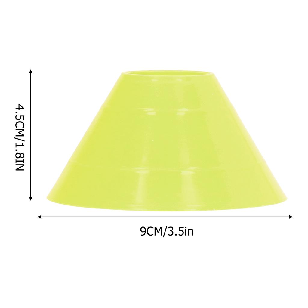 20PCS Football Training Markers Multifunction PE Soccer Training Disc Cone Set for Kids Novice Outdoor