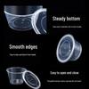 Fangcaodi Disposable Round Plastic Meal Boxes with Lids