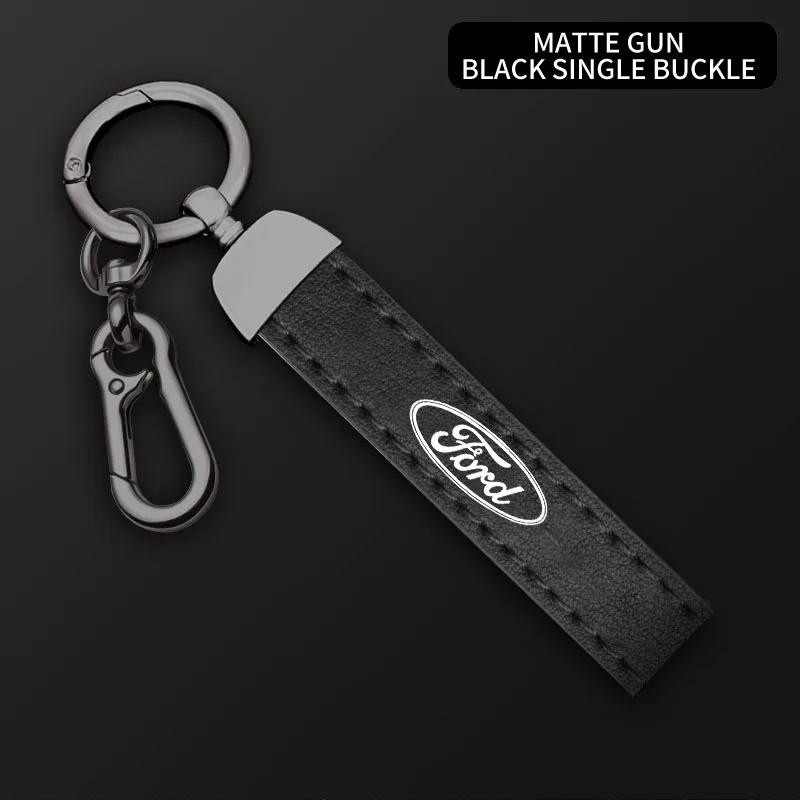 Car Sticker Ford New 2025 Hot Car Keychain Luxury Key Ring Holder Car Key Buckle Jewelry Gift For Ford Focus Mondeo Mk4 Mk5 Rang