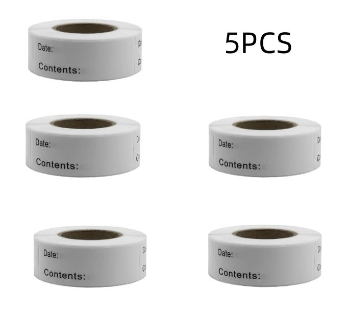 Date Content Material Food Storage Stickers Refrigerator Freezer DIY Blank Mark Pantry Seal Labels for Container Bottle Box