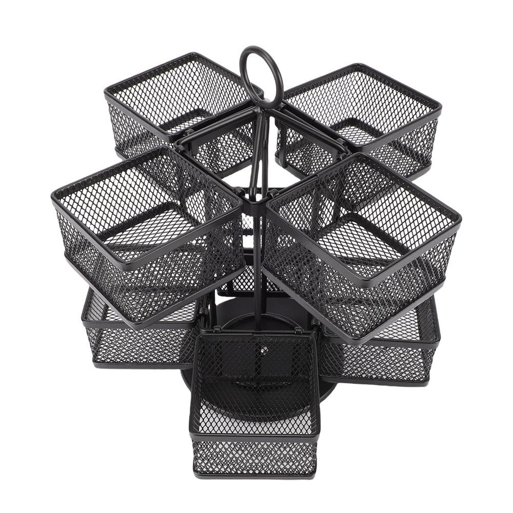 2 Tier Tea Bag Holder 8 Removable Baskets Tea Box Storage Tea Bag Organizer Home Storage