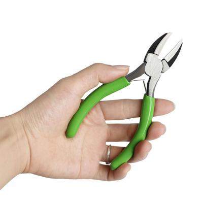 DIY biżuteria szczypce do owijania drutu nylonowe usta szczypce płaskie elektroniczne szczypce skośne szczypce do cięcia kabli szczypce do odbijania wiertła pierścień