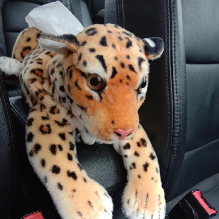 Modern Realistic Tigering Tissue Dispenser PP Cotton Materials Covers for Home and Office and Car Decoration Daily Use