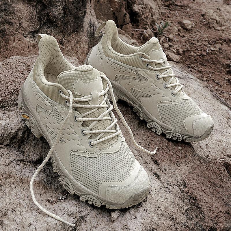 Outdoor Hiking Shoes Men's Non-slip and Wear-resistant Hiking Shoes Off-road Hiking Shoes Lightweight Cushioning Breathable