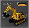 Construction Vehicle Toy Set: Digger, Excavator, Cement Mixer, Crane