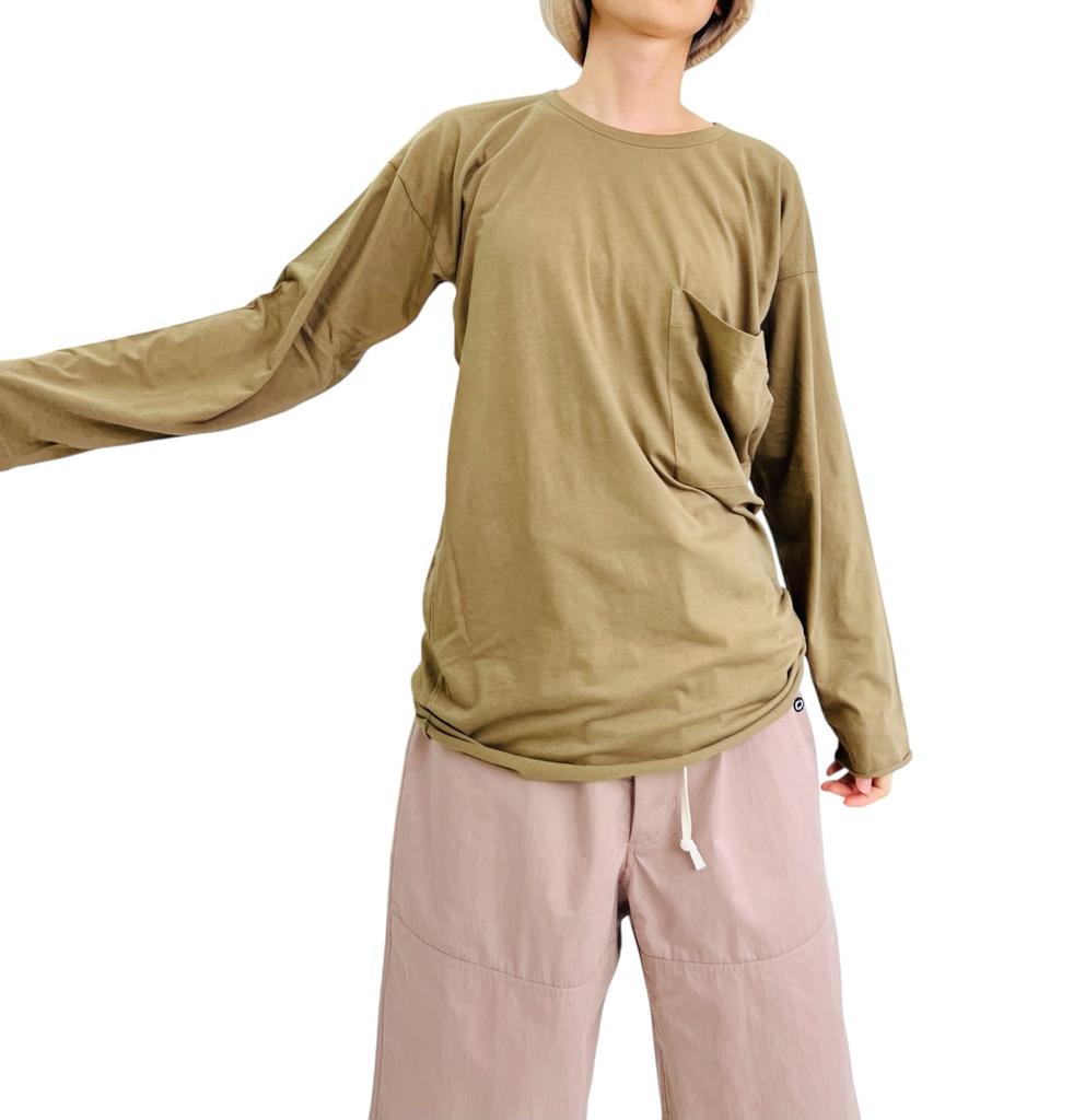 Lullakulla Stella Pocket T-Shirt_Khaki