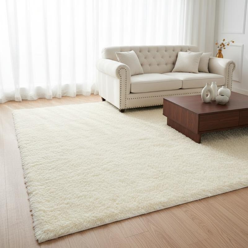 Soft Fluffy Thick Non-slip Large Area Rug Comfortable Carpet for Bedroom Living Kids Room
