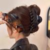 Retro Korean Acetate Hair Claw Large Crab Hair Clips Shark Clip Simple Hairpin Ponytail Hair Accessories Woman Girls