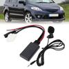 Microphone Adapter Auxiliary Audio Wire Bluetooth 5.0 150cm Length Replacement for Mazda 2 3 5 6