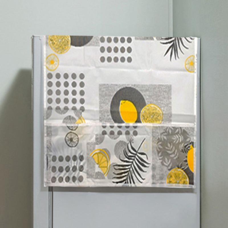 Чехол для домашнего холодильника, тканевый чехол для защиты от пыли, сумка-органайзер для хранения, чехол для холодильника, подвесной мешок, чехол для холодильника от пыли, чехол для холодильника с принтом lemon #C0HB8#