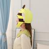 Lovely Expression Short Type Yellow Show Hat Funny 3D Bee Cap Animal Plush Headgear Costume Accessories