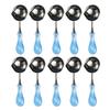 10 Pcs/Set Wax Seal Spoon Wax Sealing Melting Spoon Craft Supplies for Wax Seal Stamp Envelope Invitations Scrapbooking
