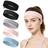 Non Slip Athletic Hair Bands for Running Non-slip Sports Headband Men Women, Breathable Yoga Headband, Moisture Elastic Fitness Training Wicking
