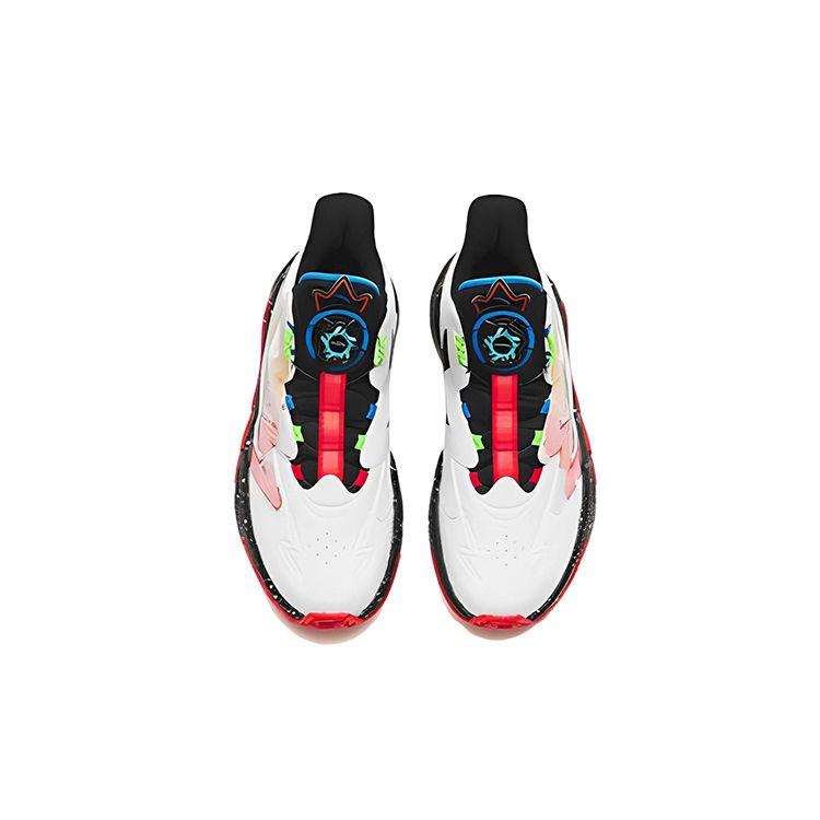 Anta Kids Cement Nemesis Non-Slip Wear-Resistant Mid-Top Basketball Shoes Kids basketball shoes 312241112-1