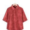 YUZHAOLIN Women's Summer Floral 3/4 Sleeve T-Shirt