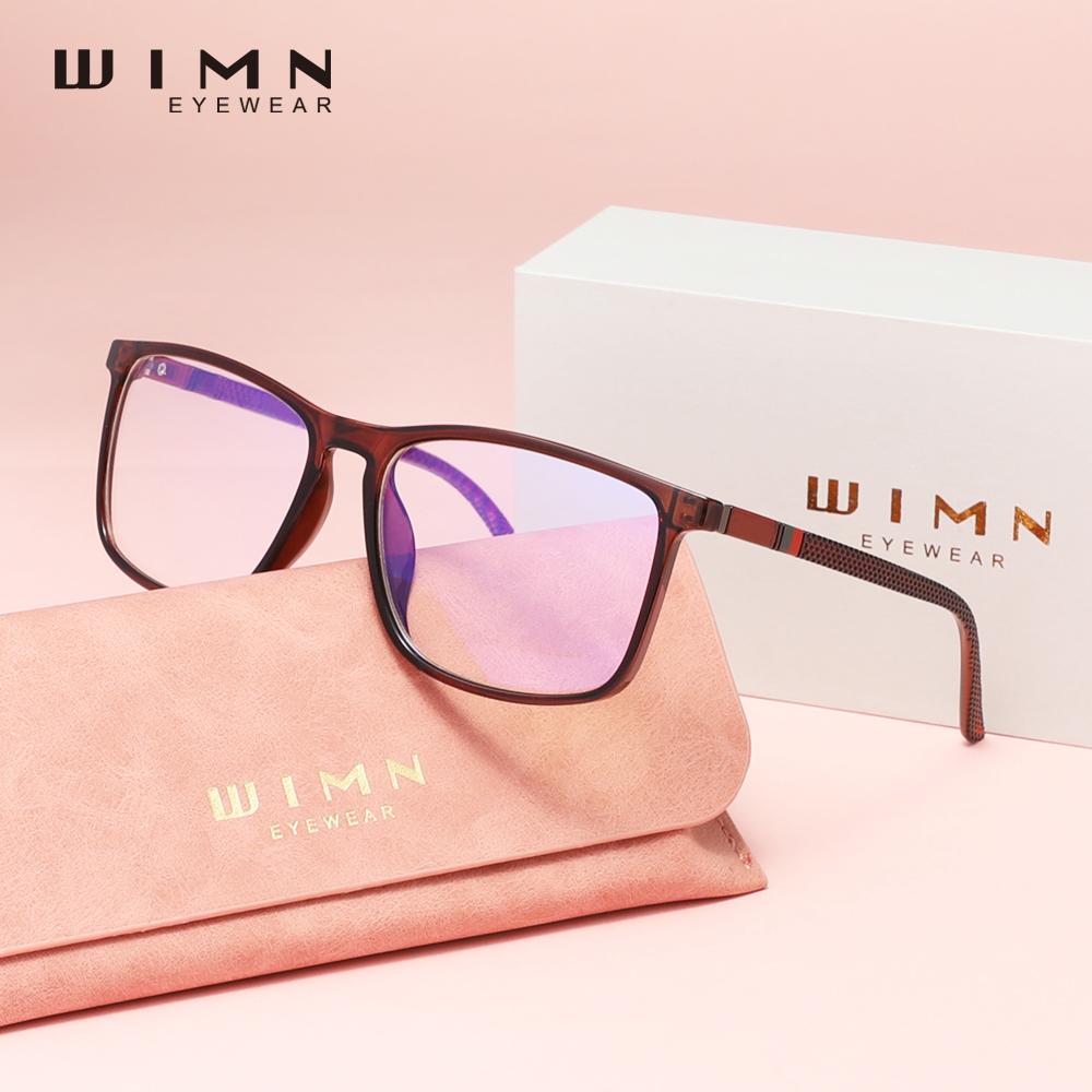 WIMN Anti-Blue Ray Glasses Men/Women Phone Computer Blue Blocking Eyewear Rectangle Reading Eyeglasses