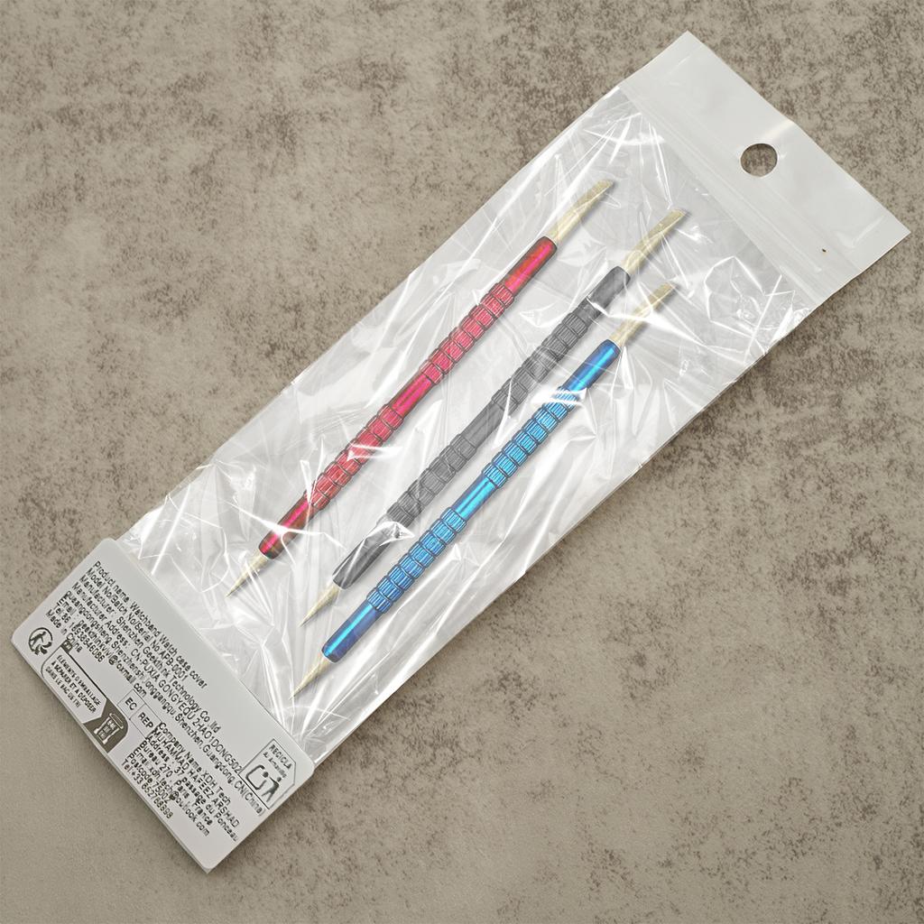 Peek Stick with Auxiliary Movement Core Clamp Watch Dial Cleaning Pen  Watchmaker Watch Repair Tool