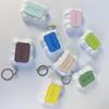 Soap Button Keyboard Fidget Toy 3D Printed Press-Type Finger Clicker Decompression Gadget Portable Bag Pendant Keyring Ornament