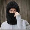 Women's Casual Soft Drawstring Scarf Hat