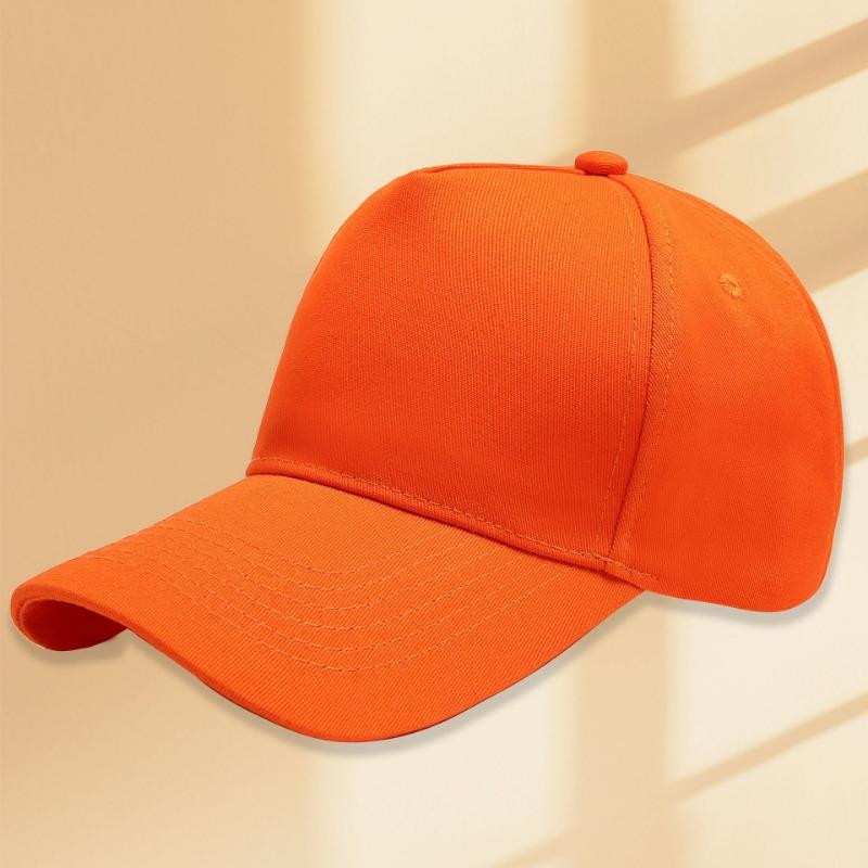 

Бейсболка принт вышитая кепка мужская и женская рабочая летняя с козырьком от солнца оранжевый